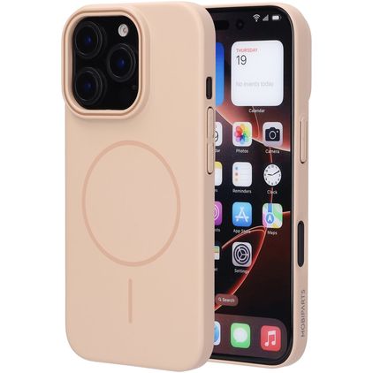 Mobiparts Slim Line iPhone 16 Pro MagSafe Hülle Hardcase Backcover - Dune Sand