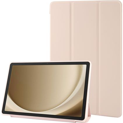 Mobigear Tri-Fold Gel Samsung Galaxy Tab A11 Plus Hülle TPU,Kunstleder Klapphülle - Roségold