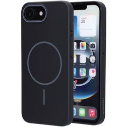 Mobiparts Slim Line iPhone 16e MagSafe Hülle Hardcase Backcover - Onyx Black