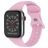 Mobigear Sport Dual Silikon Apple Watch Armband Pin-and-Tuck-Verschluss - 49/46/45/44 mm - Lavendel