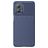 Mobigear Groove Motorola Moto G53 5G Hülle Flexibles TPU Backcover - Blau