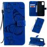 Mobigear Butterfly Samsung Galaxy A71 Klapphülle Portemonnaie - Blau