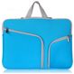 Mobigear Double Zipper Neopren Laptop Sleeve 11 Zoll Laptop Hülle - Blau