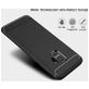 Mobigear Brushed Slim Samsung Galaxy S9 Hülle Flexibles TPU Backcover - Schwarz