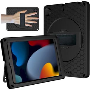 Mobigear Ruggedized iPad 7 (2019) Hülle EVA Schaum Backcover + Ständer - Schwarz