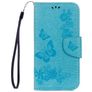 Mobigear Butterfly Samsung Galaxy S8 Hülle Klapphülle Geldbörse - Blau