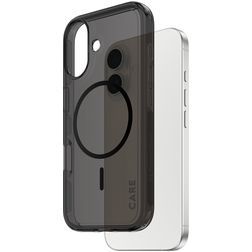 CARE by PanzerGlass Flagship iPhone 17 MagSafe Hülle Hardcase Backcover - Smokey Black