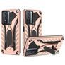 Mobigear Armor Stand Vivo Y76 Hülle Hardcase Backcover Stoßfest mit Ständer - Roségold