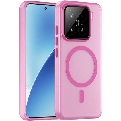 Mobigear Shockproof Xiaomi 15 MagSafe Hülle Hardcase Backcover - Pink