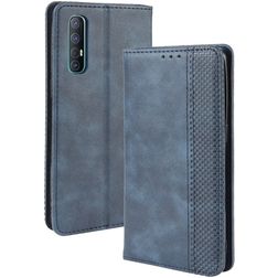 Mobigear Sensation OPPO Reno 3 Pro Hülle Klapphülle Geldbörse - Blau