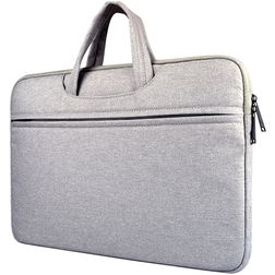 Mobigear Oxford Laptop Aktentasche 13 - 14 Zoll Laptoptasche + Handgriff - Grau