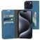 Mobiparts Classic Wallet iPhone 15 Pro Max Klapphülle Portemonnaie - Steel Blue