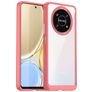 Mobigear Crystal HONOR Magic 4 Lite Hülle Hardcase Backcover - Transparent / Rot