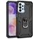 Mobigear Armor Ring Samsung Galaxy A23 Hardcase Backcover Shockproof mit Ringhalter - Schwarz