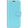 Mobigear Classic Samsung Galaxy M22 Hülle Klapphülle Geldbörse - Blau