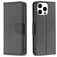 Mobigear Excellent iPhone 16 Pro Max Hülle Klapphülle Geldbörse - Schwarz