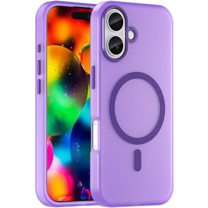 Mobigear Shockproof iPhone 17 MagSafe Hülle Hardcase Backcover - Lila