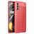 Mobigear Luxury Realme GT Hülle Flexibles TPU Backcover - Rot