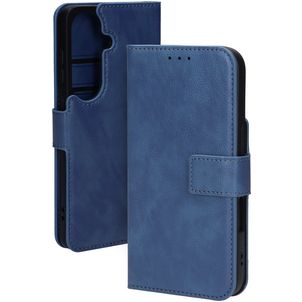 Mobiparts Classic Wallet Samsung Galaxy S26 MagSafe Hülle Klapphülle - Steel Blue