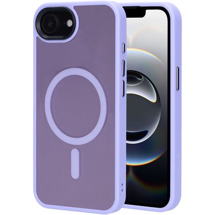 Mobiparts Hardcover iPhone 16e MagSafe Hülle Hardcase Backcover - Satin Lila