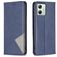 Mobigear Rhombus Slim Motorola Moto G54 Klapphülle - Blau