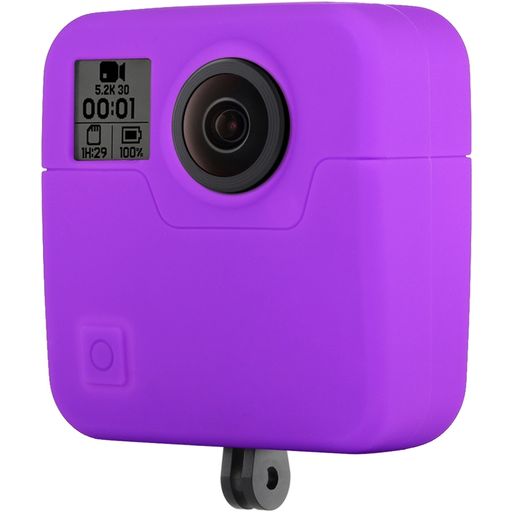 Mobigear Classic GoPro Fusion Hülle Flexibles Silikon - Lila