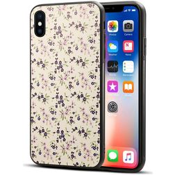 Mobigear Design iPhone XS Max Hülle Flexibles TPU Backcover - Blumen