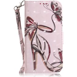Mobigear Design HONOR 8S Hülle Klapphülle Geldbörse - High heels