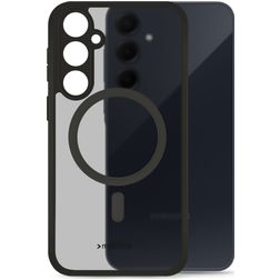 Mobilize Hybrid Samsung Galaxy A35 MagSafe Hülle Hardcase Backcover Stoßfest - Schwarz