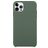 Mobigear Rubber Touch iPhone 15 Pro Max Silikon Hülle Backcover - Grün