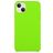 Mobigear Rubber Touch iPhone 15 Silikon Hülle Backcover - Limette