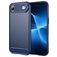 Mobigear Brushed Slim iPhone Air Hülle Flexibles TPU Backcover - Blau
