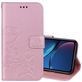 Mobigear Roses iPhone XR Hülle Klapphülle Geldbörse - Roségold