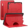 Mobigear Magnetic Folio iPad 9 (2021) Hülle Klapphülle + Stifthalter - Rot