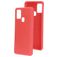 Mobiparts Samsung Galaxy A21s Silikon Backcover - Scarlet Red