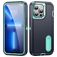 Mobigear Rugged Stand iPhone 14 Pro Hülle Hardcase Backcover Stoßfest mit Ständer - Dunkelblau