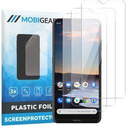 Mobigear Nokia 5.3 Displayschutz Schutzfolie - Hüllenfreundlich (3er Pack)