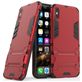 Mobigear Armor Stand iPhone XS Max Hülle Hardcase Backcover Stoßfest mit Ständer - Rot