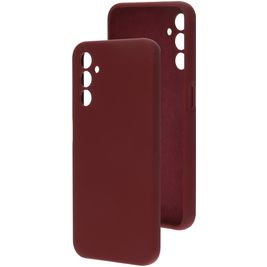 Mobiparts Samsung Galaxy A14 Silikon Hülle Backcover - Plum Red