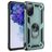 Mobigear Armor Ring Samsung Galaxy S20 FE Hülle Hardcase Backcover Stoßfest mit Ringhalter - Grün