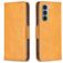Mobigear Excellent Motorola Moto G200 5G Hülle Klapphülle Geldbörse - Cognac