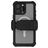 Ghostek Nautical Belt iPhone 16 Pro Max Wasserdicht MagSafe Hülle Hardcase Backcover Stoßfest - Transparent / Schwarz