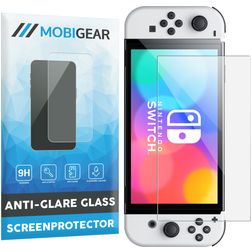 Mobigear Nintendo Switch OLED Panzerglas Displayschutz - Hüllenfreundlich