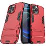 Mobigear Armor Stand iPhone 13 Pro Max Hülle Hardcase Backcover Stoßfest mit Ständer - Rot