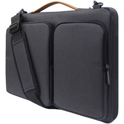 Mobigear Traveler Nylon Laptop Umhängetasche 13 - 14 Zoll Laptoptasche - Schwarz