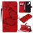 Mobigear Butterfly Samsung Galaxy A21s Klapphülle Portemonnaie - Rot