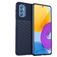 Mobigear Groove Samsung Galaxy M52 Hülle Flexibles TPU Backcover - Blau