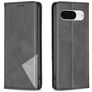Mobigear Rhombus Slim Google Pixel 8 Hülle Klapphülle - Schwarz