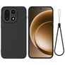 Mobigear Rubber Touch OnePlus 15 Silikon Hülle Backcover - Schwarz