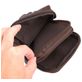 Mobigear Gürteltasche (max 17 cm x 11 cm) - Gürtelclip - Holster - Braun